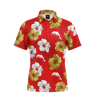 DOLPHINS ALOHA GOLF POLO