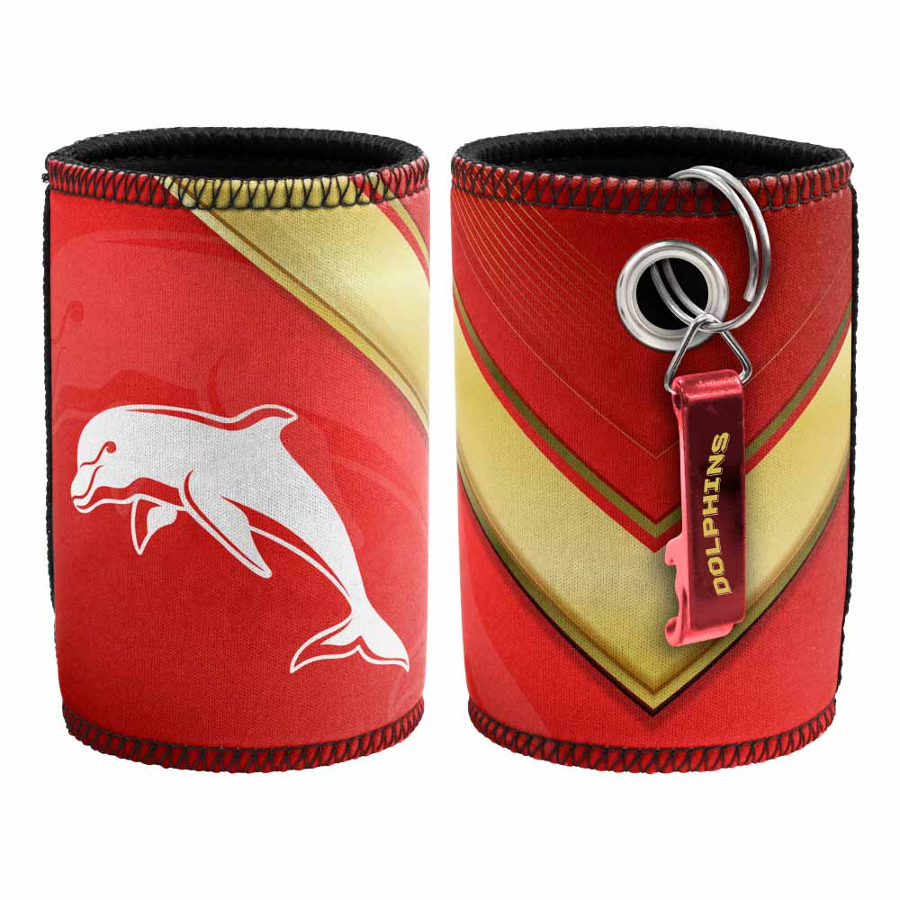 DOLPHINS CAN COOLER & BOTTLE OPENER