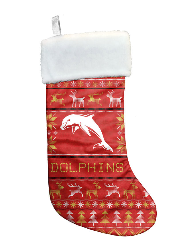 DOLPHINS XMAS STOCKING