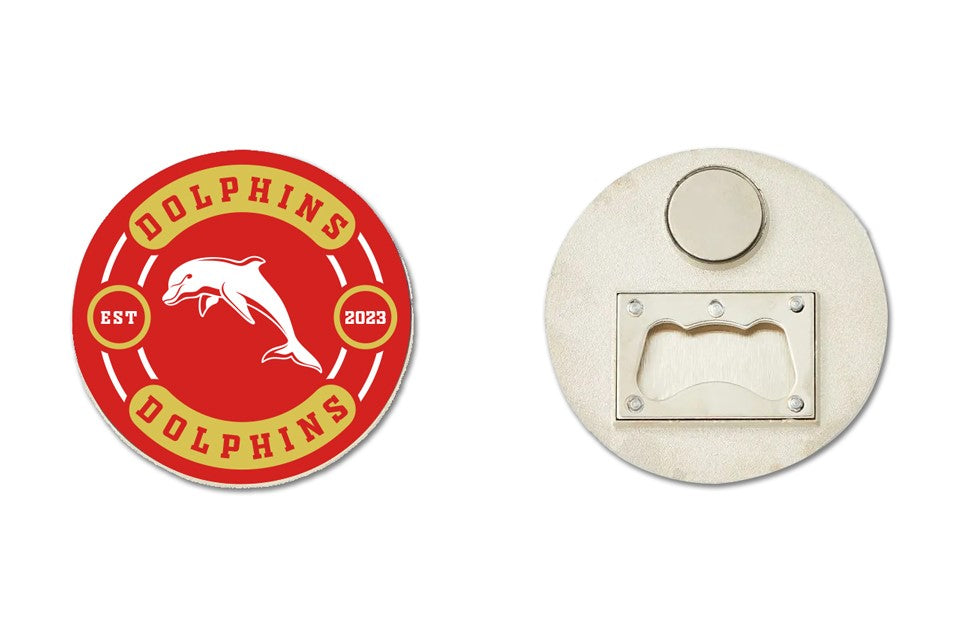 DOLPHINS BOTTLE OPENER MAGNET